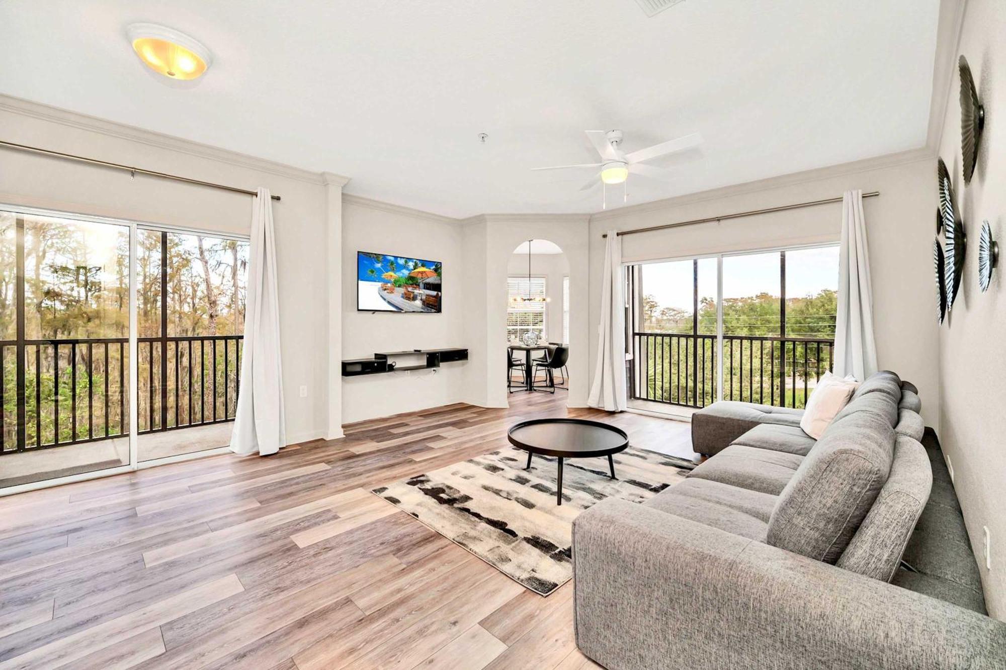 Bright & Modern 2Br Condo With Pool & Hot Tub, Near Disney! Orlando Luaran gambar